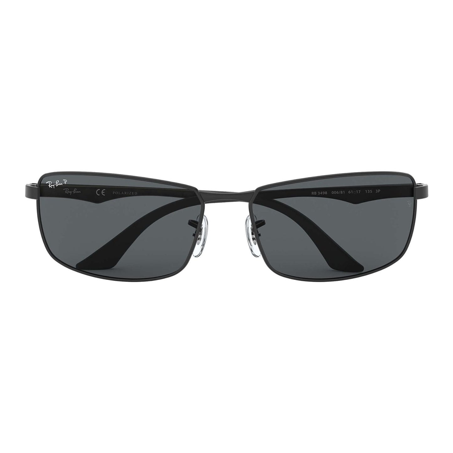 Ray Ban RB3498 RB3498 Grey Black Men's Polarized Sunglasses