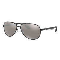 Ray Ban CARBON FIBRE RB8313 Grey Black Men's Polarized Sunglasses