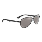 Ray Ban CARBON FIBRE RB8313 Grey Black Men's Polarized Sunglasses