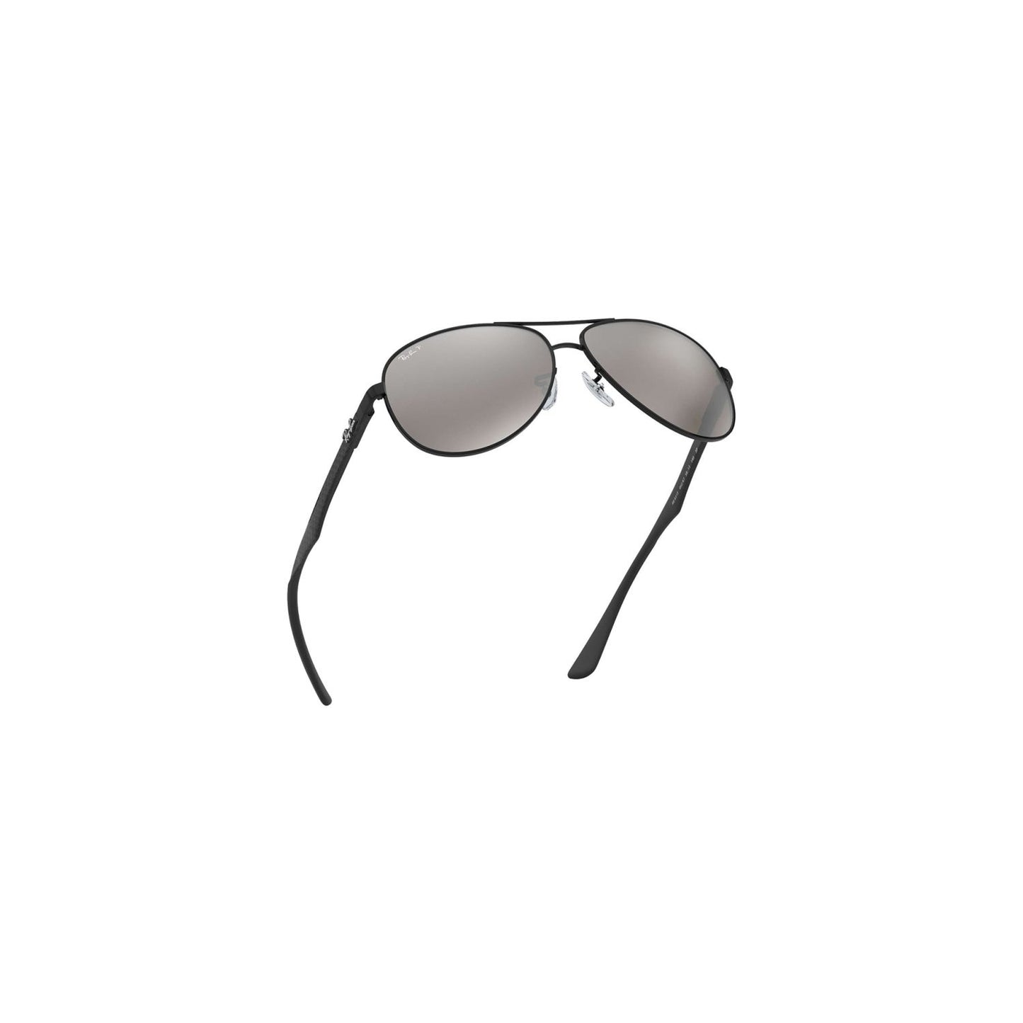 Ray Ban CARBON FIBRE RB8313 Grey Black Men's Polarized Sunglasses