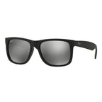 Ray Ban JUSTIN RB4165 Grey Black Men's Sunglasses