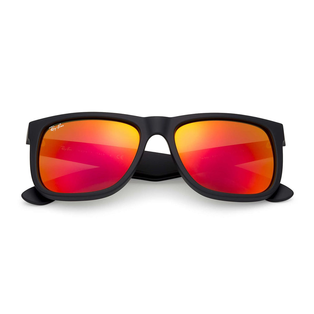 Ray Ban JUSTIN RB4165 Red Black Men's Sunglasses