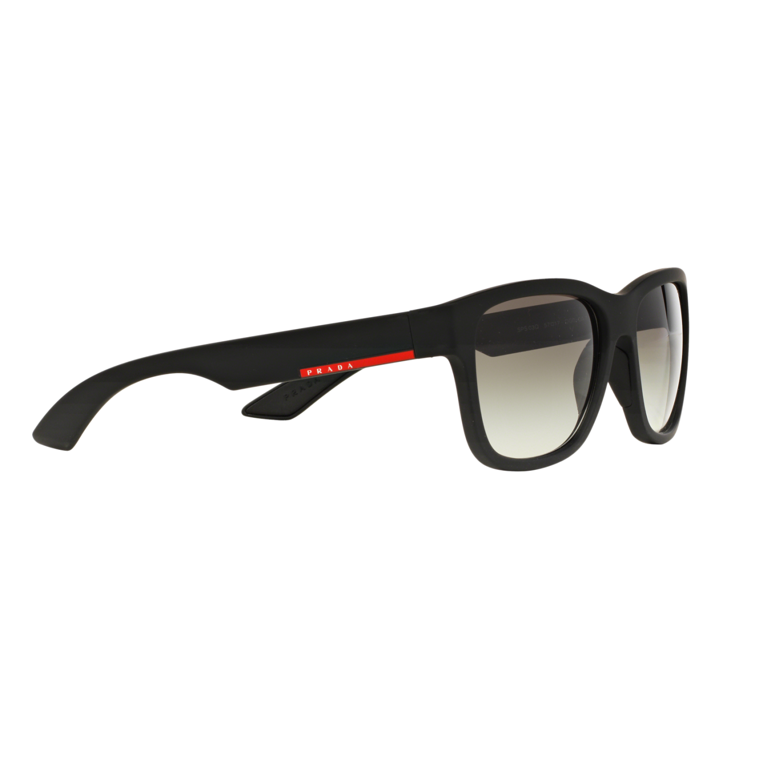 Prada Linea Rossa PS 03QS PS 03QS Black Men's Sunglasses