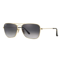 Ray Ban CARAVAN RB3136 Grey Gold Unisex Sunglasses