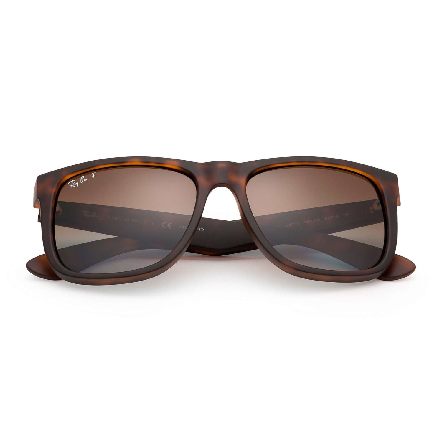 Ray Ban JUSTIN RB4165 Brown Havana Men's Polarized Sunglasses