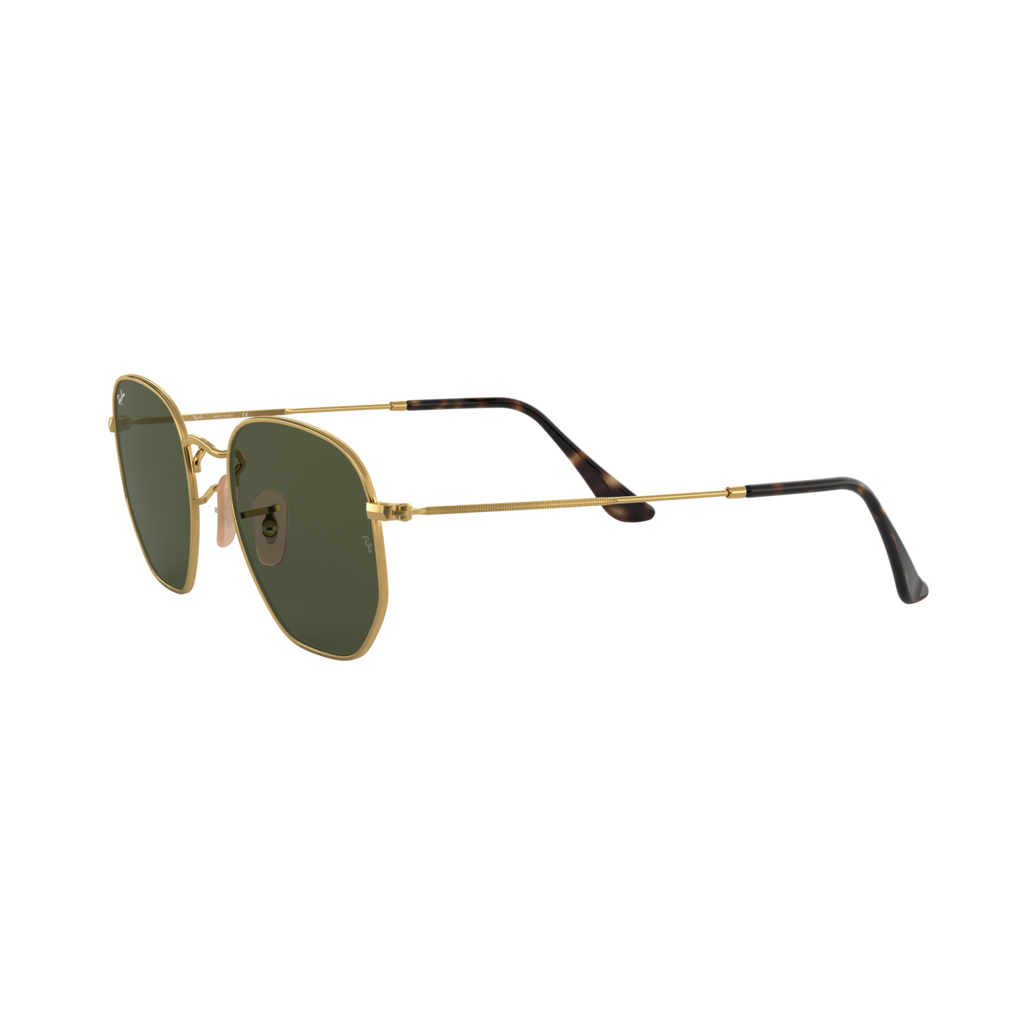 Ray Ban HEXAGONAL RB3548N Gold Unisex Sunglasses