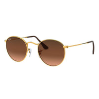 Ray Ban ROUND METAL RB3447 Pink Bronze Men's Sunglasses