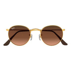 Ray Ban ROUND METAL RB3447 Pink Bronze Men's Sunglasses