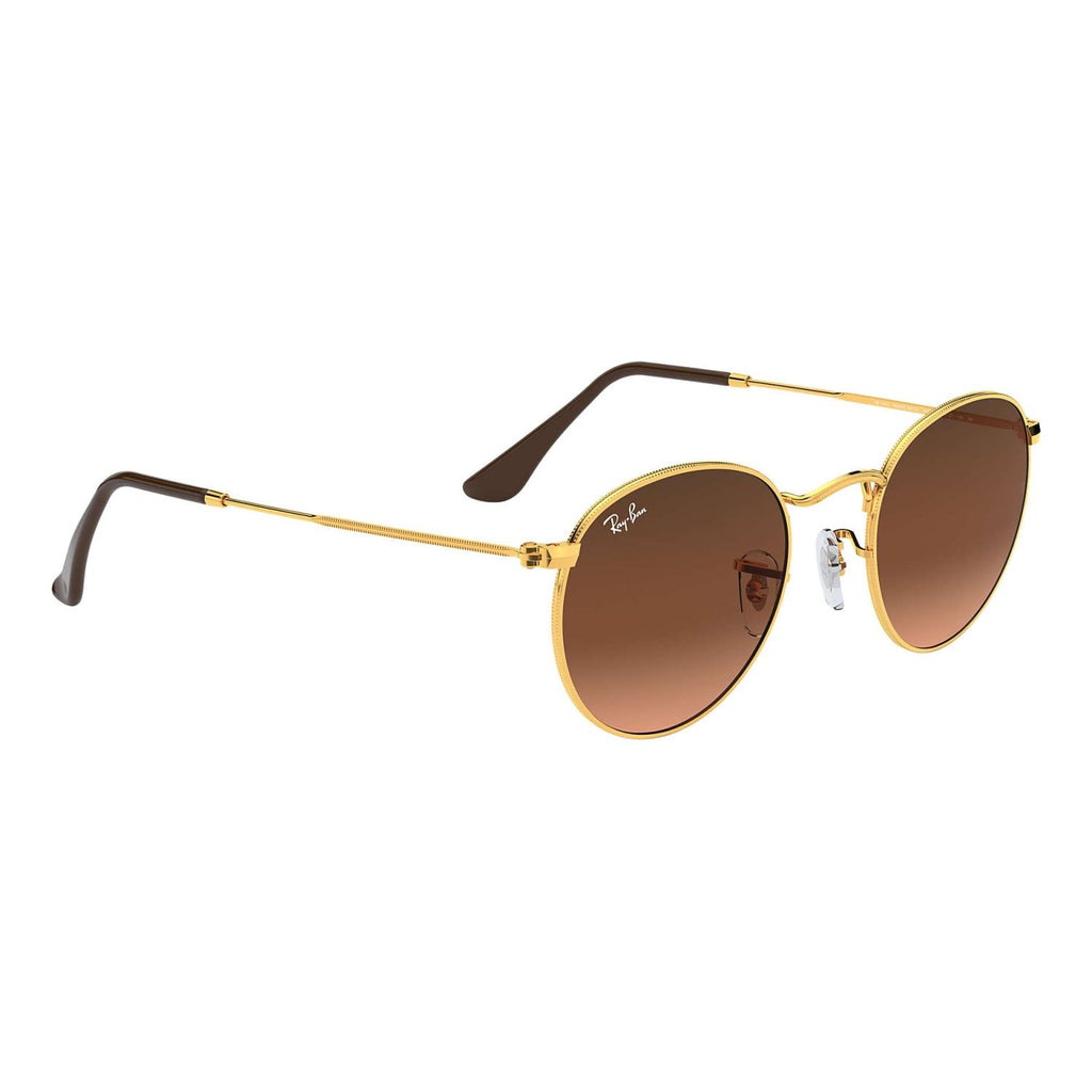 Ray Ban ROUND METAL RB3447 Pink Bronze Men's Sunglasses