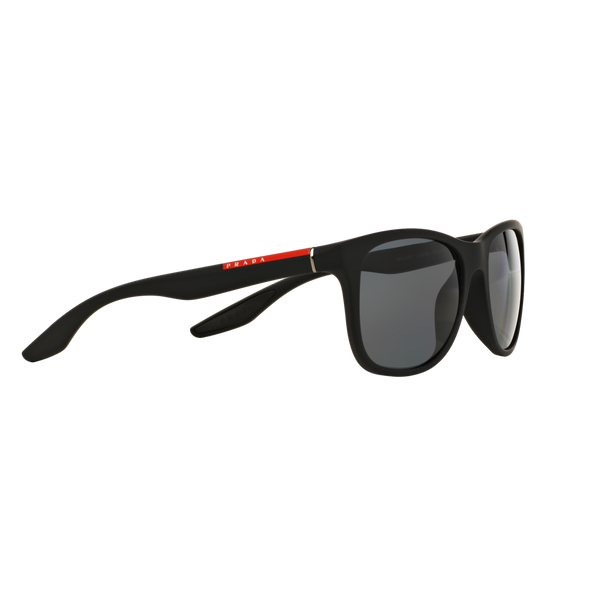 Prada Linea Rossa PS 03OSF PS 03OSF Black Men's Polarized Sunglasses