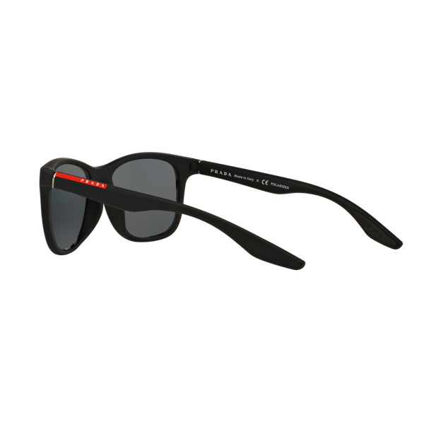 Prada Linea Rossa PS 03OSF PS 03OSF Black Men's Polarized Sunglasses