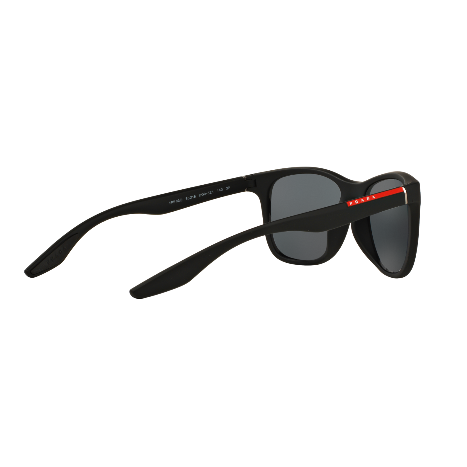 Prada Linea Rossa PS 03OSF PS 03OSF Black Men's Polarized Sunglasses