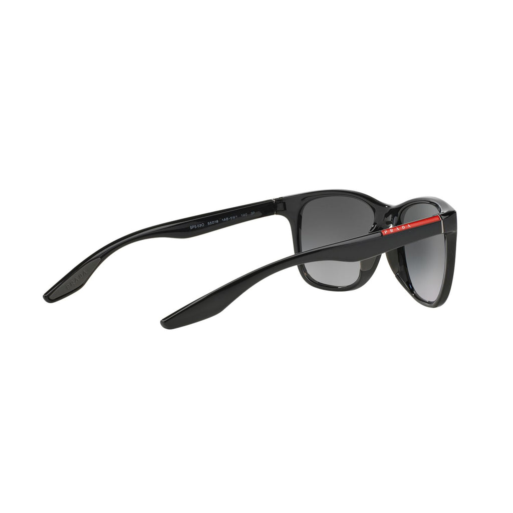 Prada Linea Rossa PS 03OSF PS 03OSF Black Men's Polarized Sunglasses
