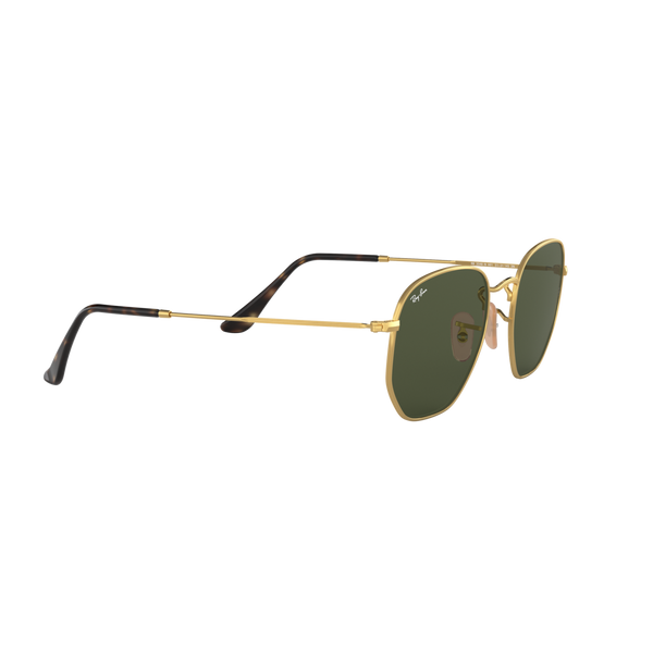 Ray Ban HEXAGONAL RB3548N Gold Unisex Sunglasses
