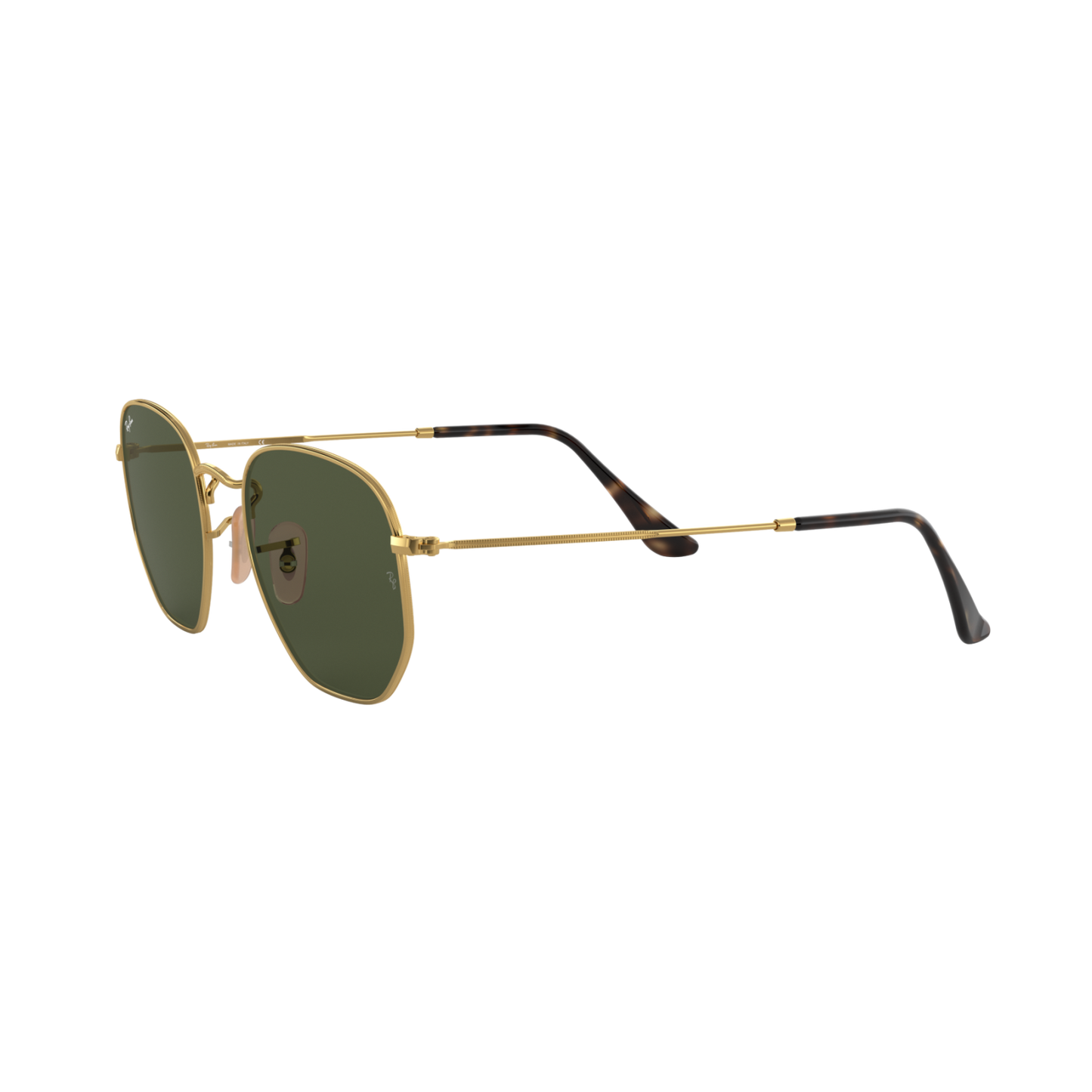 Ray Ban HEXAGONAL RB3548N Gold Unisex Sunglasses