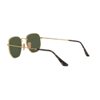 Ray Ban HEXAGONAL RB3548N Gold Unisex Sunglasses