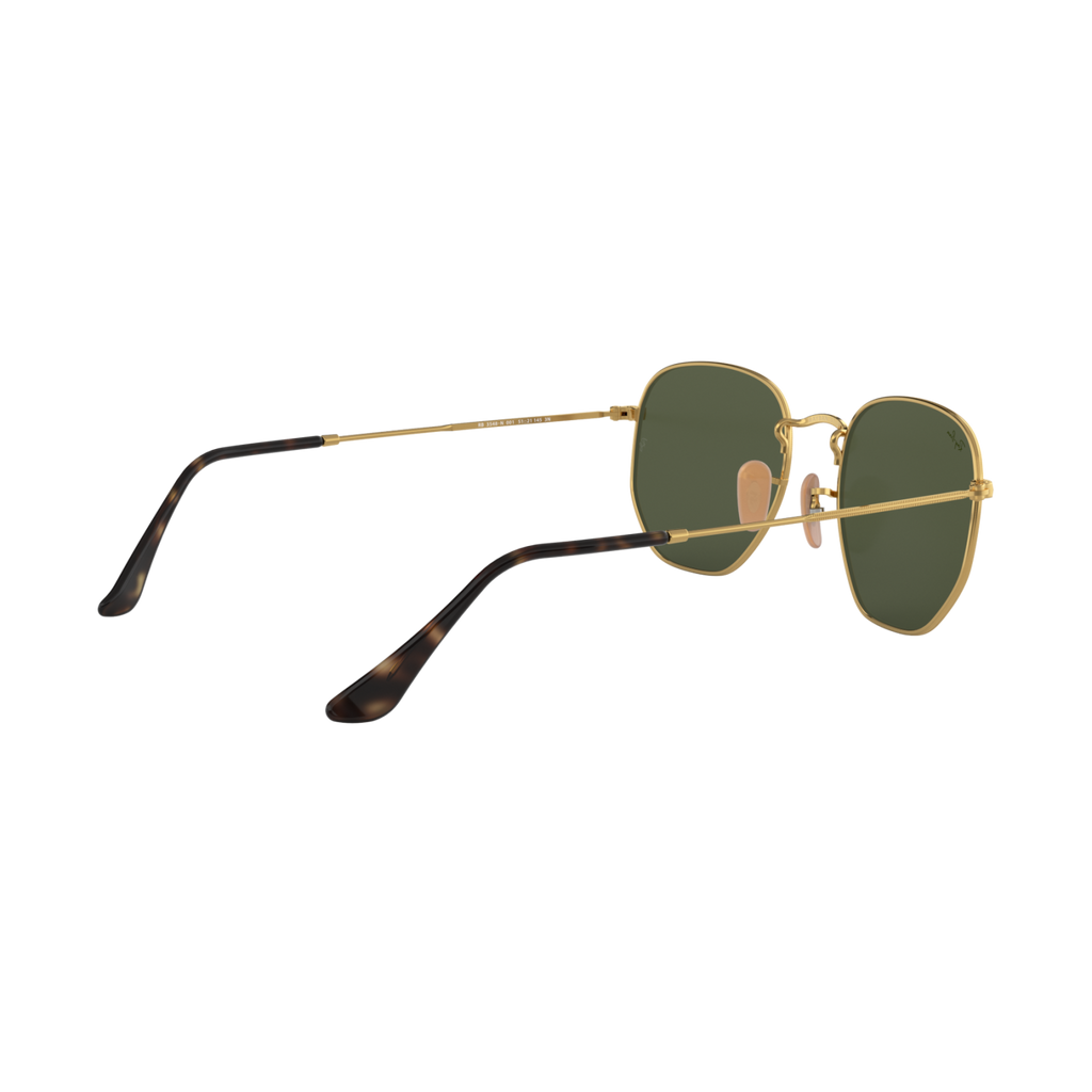 Ray Ban HEXAGONAL RB3548N Gold Unisex Sunglasses