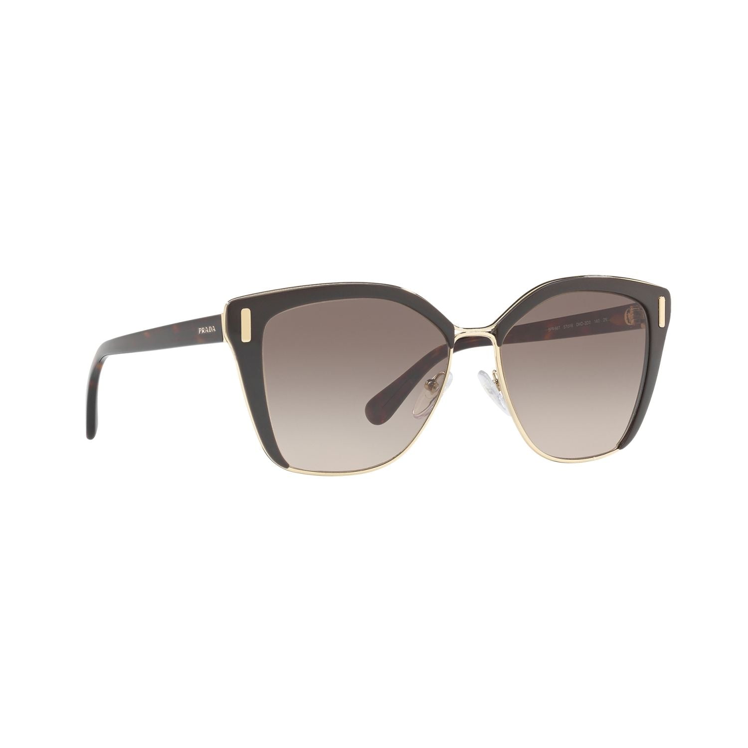 Prada PR 56TS PR 56TS Brown Gold Women's Sunglasses