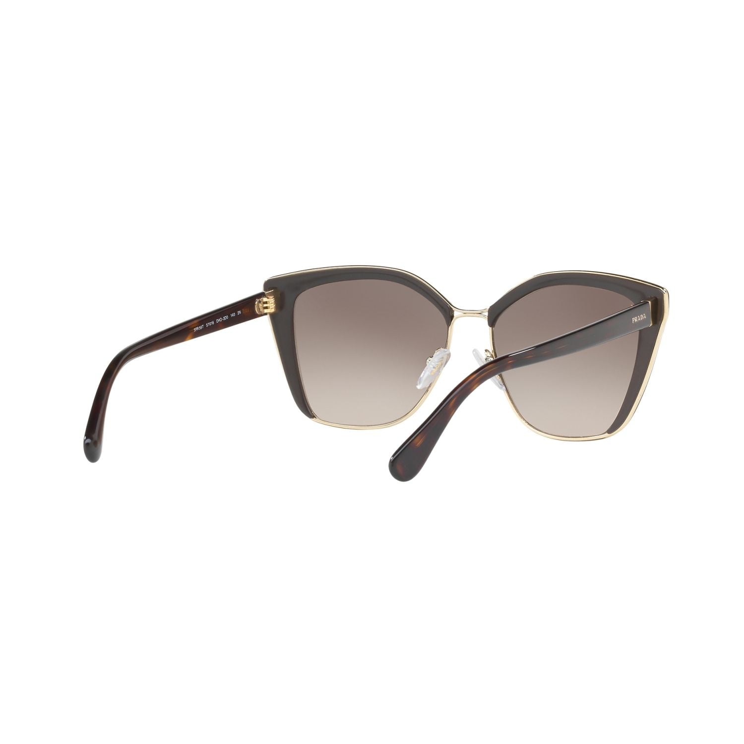 Prada PR 56TS PR 56TS Brown Gold Women's Sunglasses