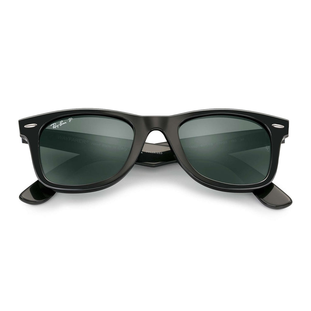 Ray Ban WAYFARER RB4340 Green Black Unisex Polarized Sunglasses