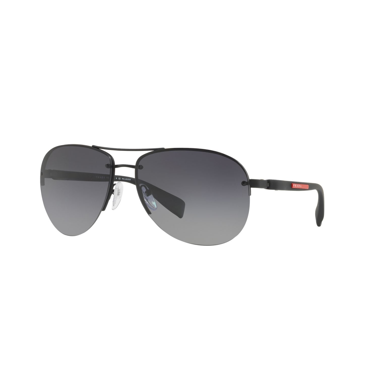 Prada Linea Rossa PS 56MS PS 56MS Black Men's Polarized Sunglasses