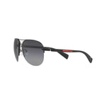 Prada Linea Rossa PS 56MS PS 56MS Black Men's Polarized Sunglasses