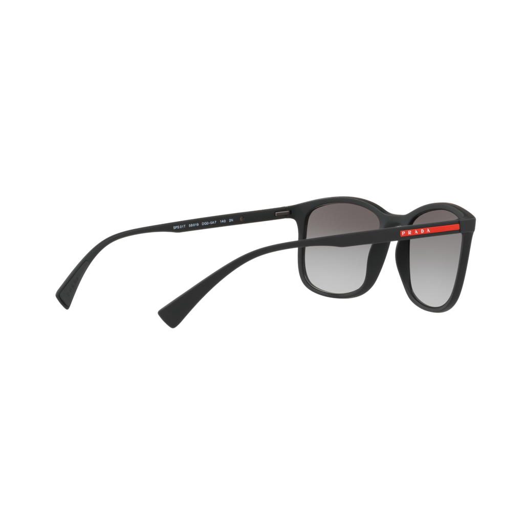Prada Linea Rossa PS 01TSF PS 01TSF Black Men's Sunglasses