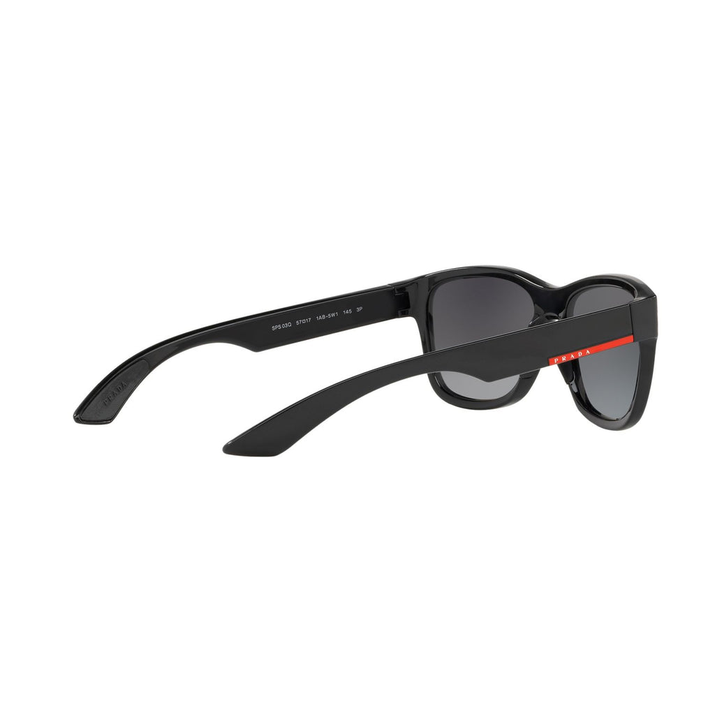 Prada Linea Rossa PS 03QS PS 03QS Black Men's Polarized Sunglasses