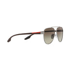Prada Linea Rossa PS 54TS PS 54TS Gunmetal Silver Men's Sunglasses