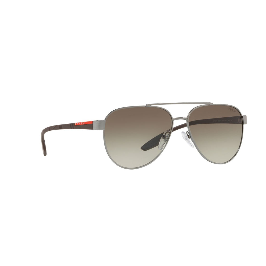 Prada Linea Rossa PS 54TS PS 54TS Gunmetal Silver Men's Sunglasses