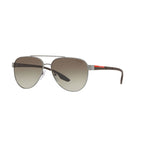 Prada Linea Rossa PS 54TS PS 54TS Gunmetal Silver Men's Sunglasses