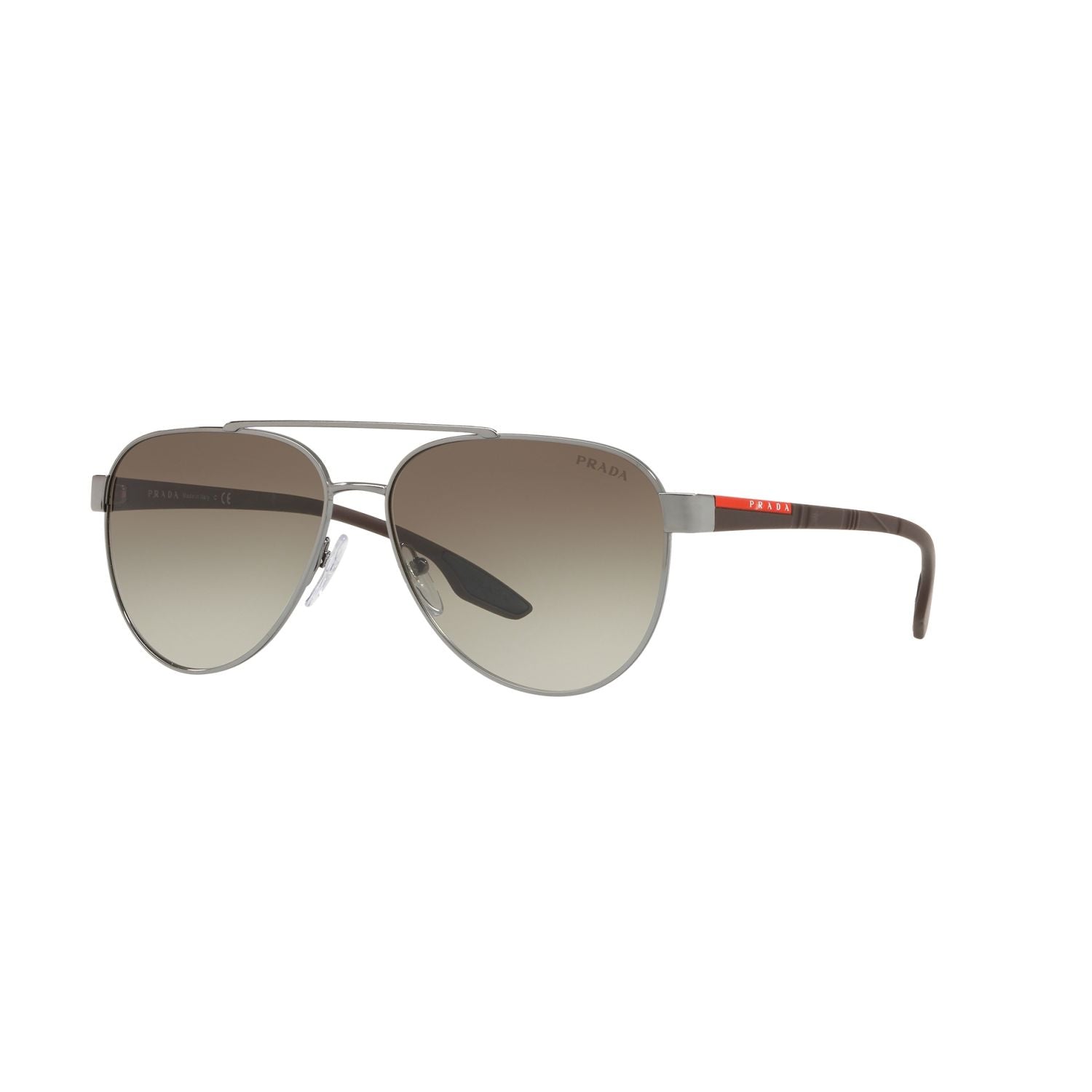 Prada Linea Rossa PS 54TS PS 54TS Gunmetal Silver Men's Sunglasses