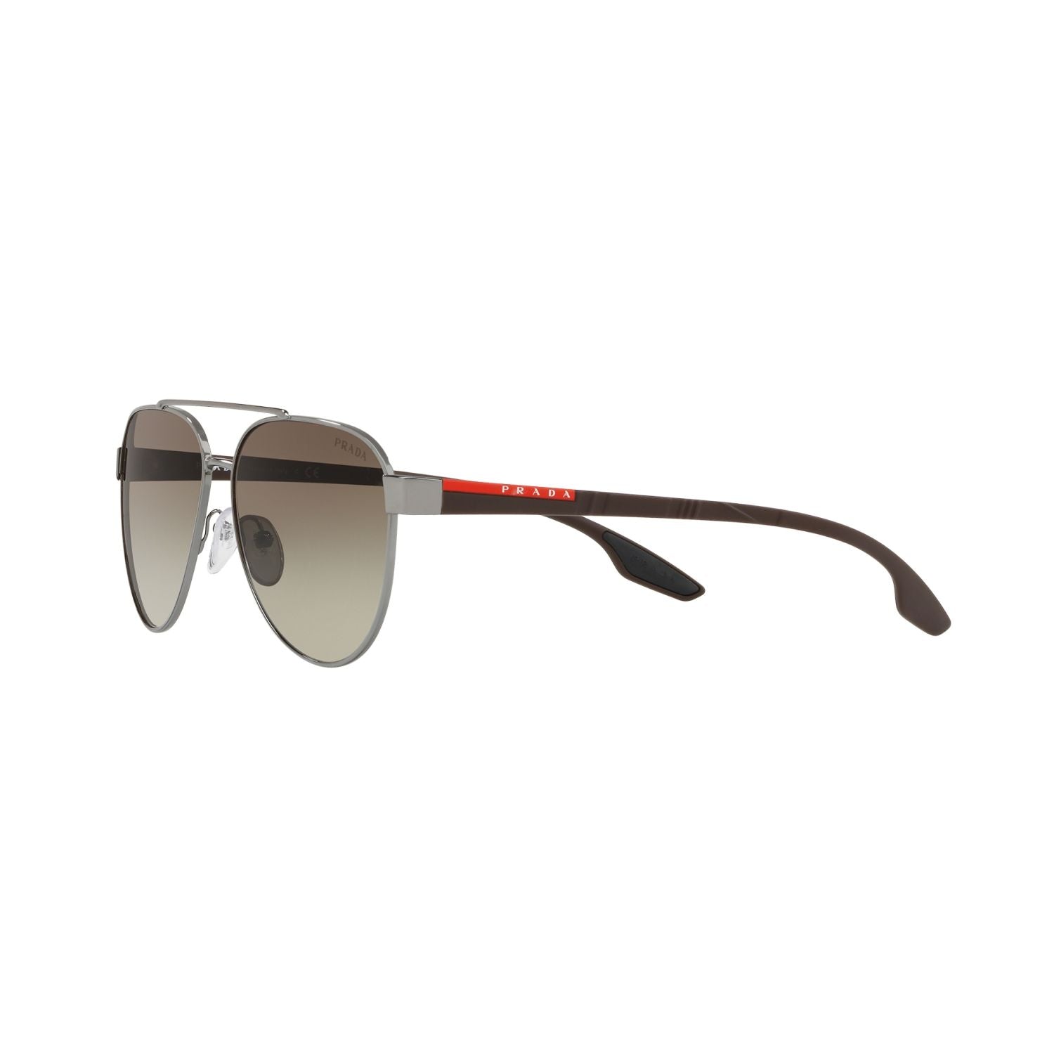 Prada Linea Rossa PS 54TS PS 54TS Gunmetal Silver Men's Sunglasses
