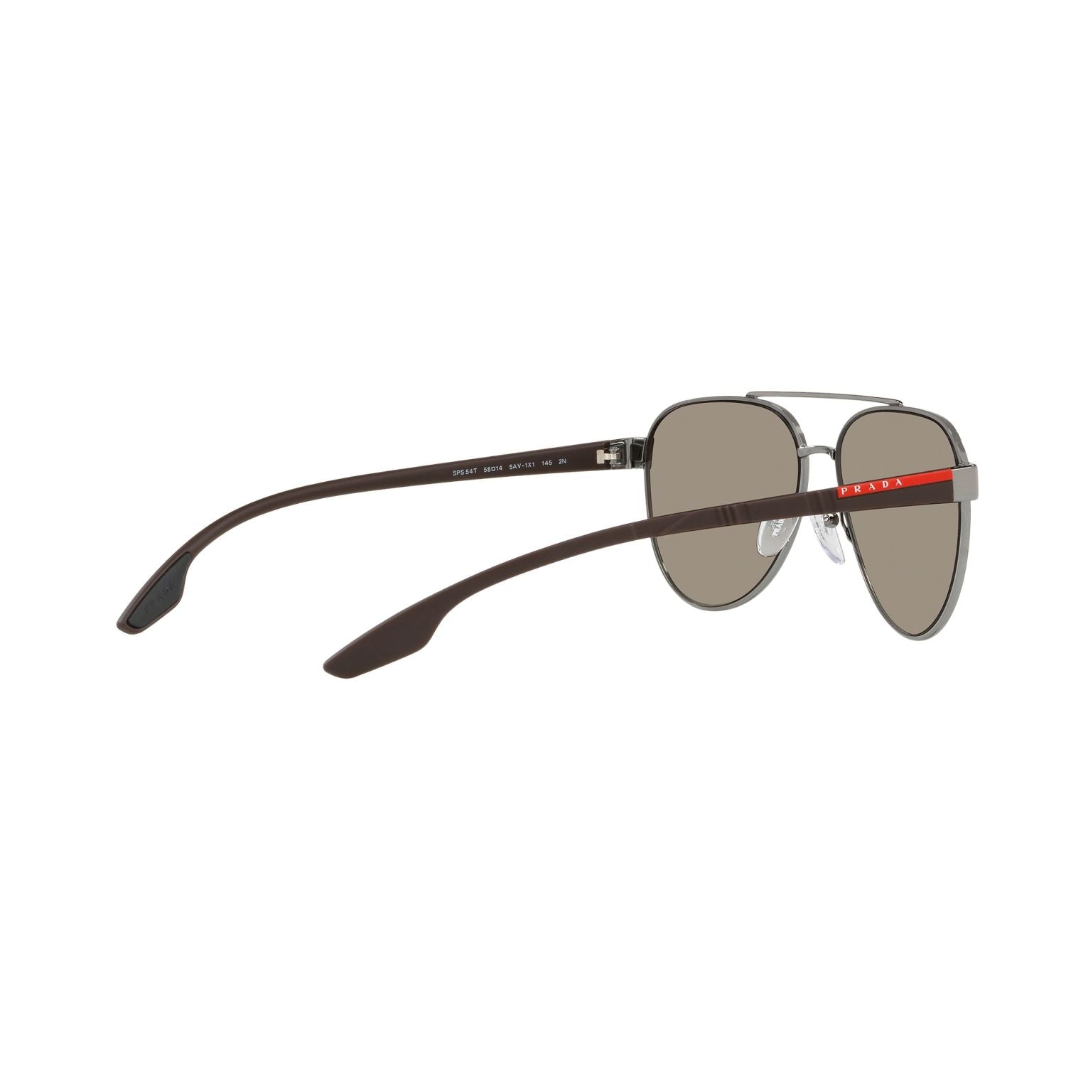 Prada Linea Rossa PS 54TS PS 54TS Gunmetal Silver Men's Sunglasses