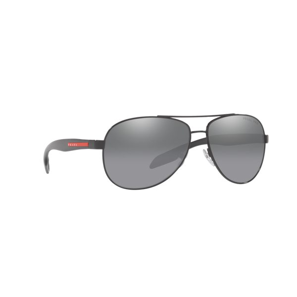 Prada Linea Rossa PS 53PS PS 53PS Black Men's Polarized Sunglasses