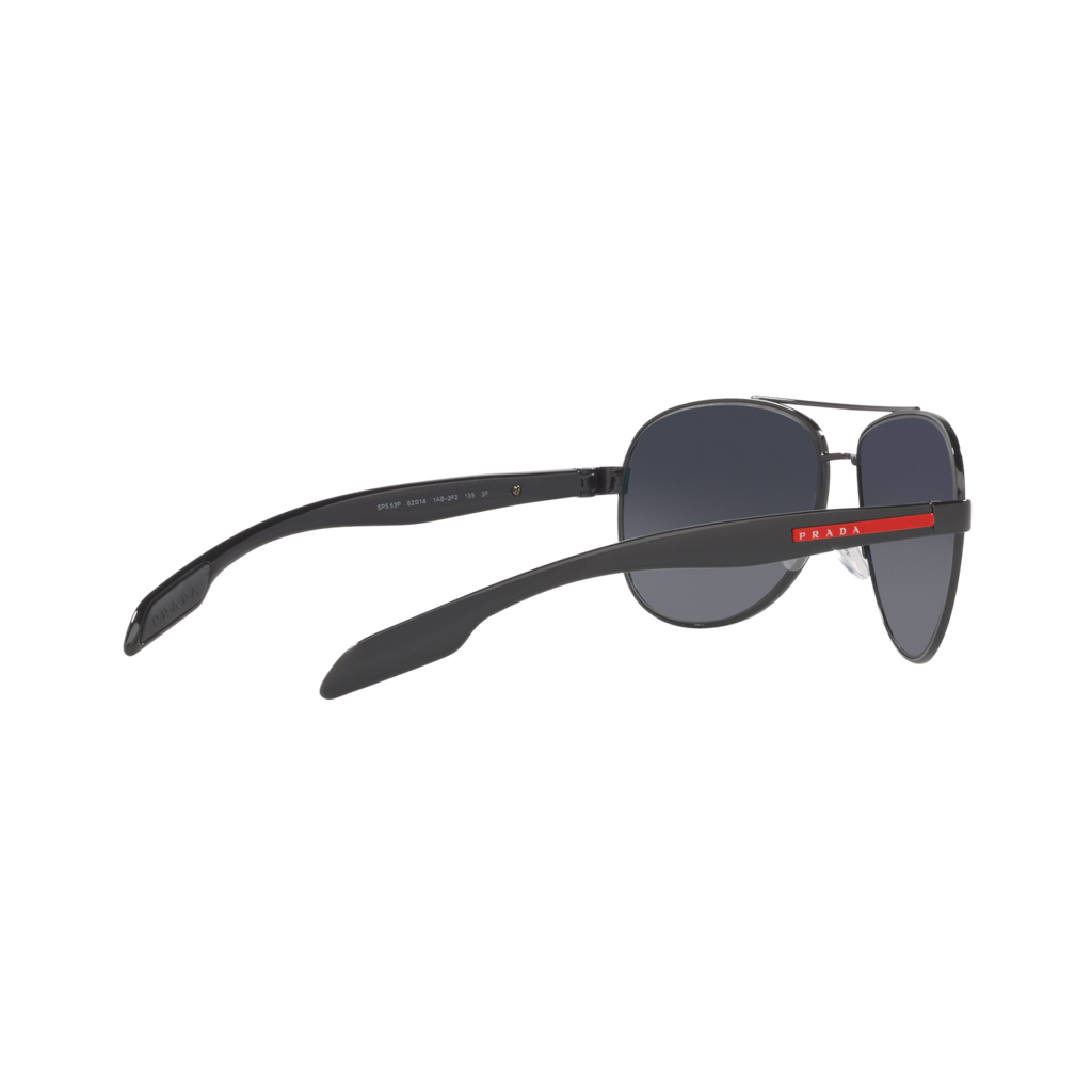 Prada Linea Rossa PS 53PS PS 53PS Black Men's Polarized Sunglasses