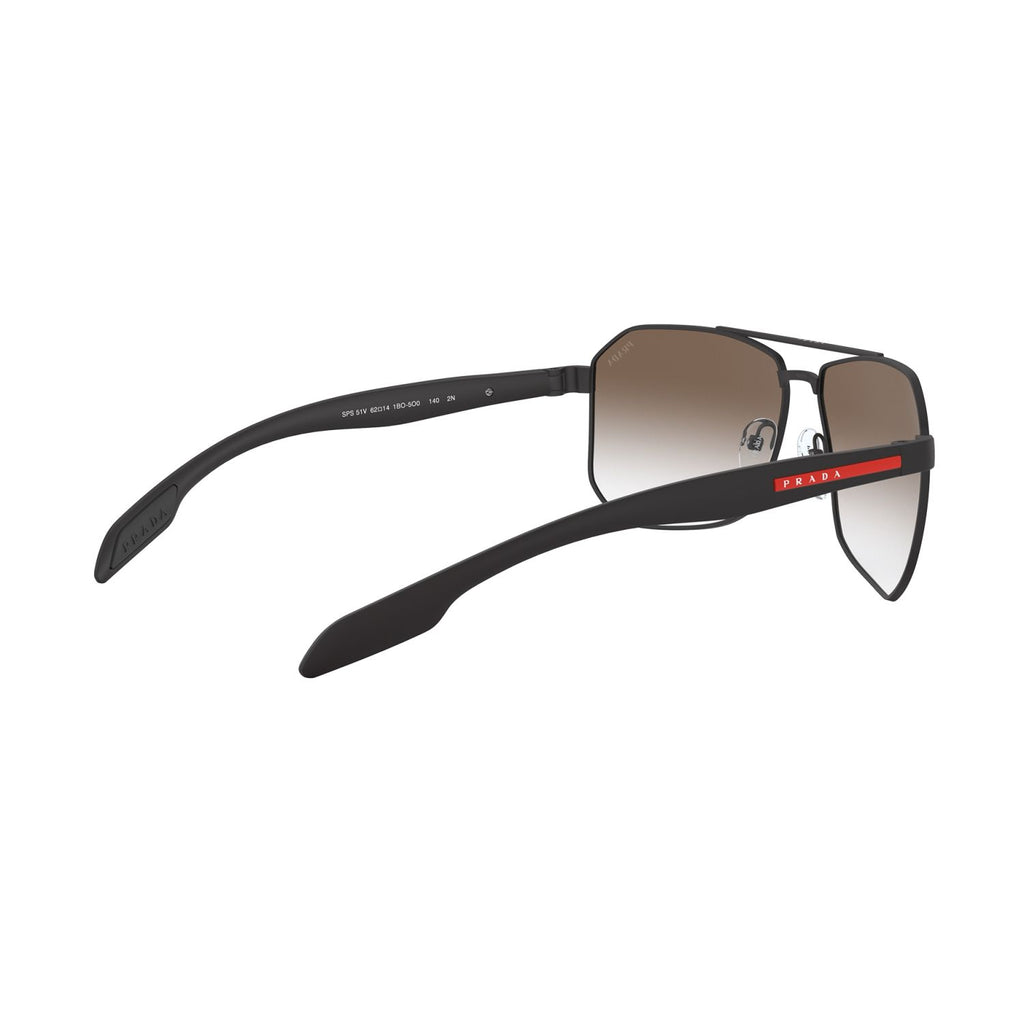 Prada Linea Rossa PS 51VS PS 51VS Black Men's Sunglasses