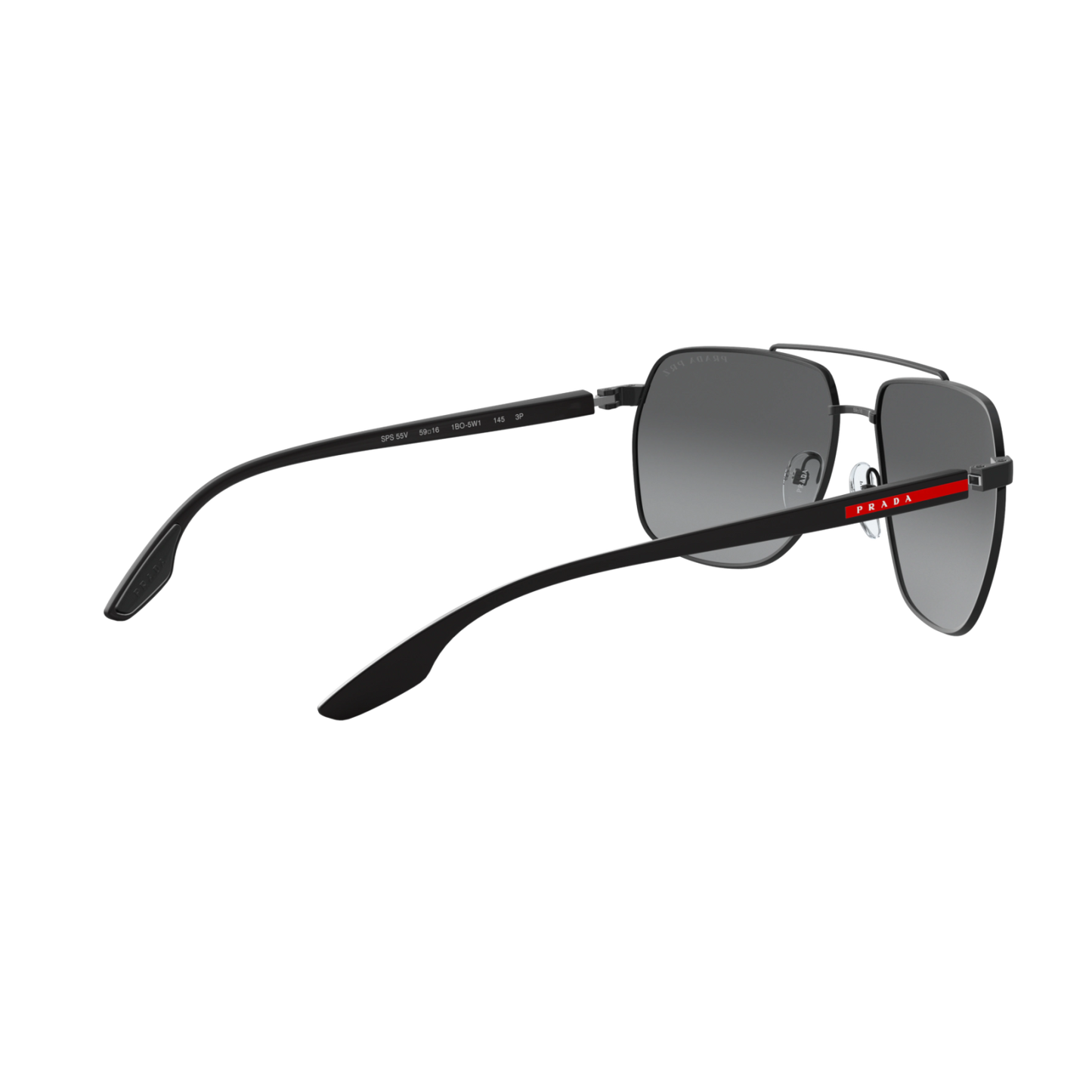 Prada Linea Rossa PS 55VS PS 55VS Black Men's Polarized Sunglasses