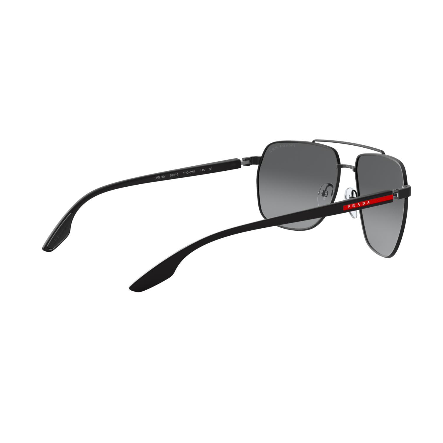 Prada Linea Rossa PS 55VS PS 55VS Black Men's Polarized Sunglasses