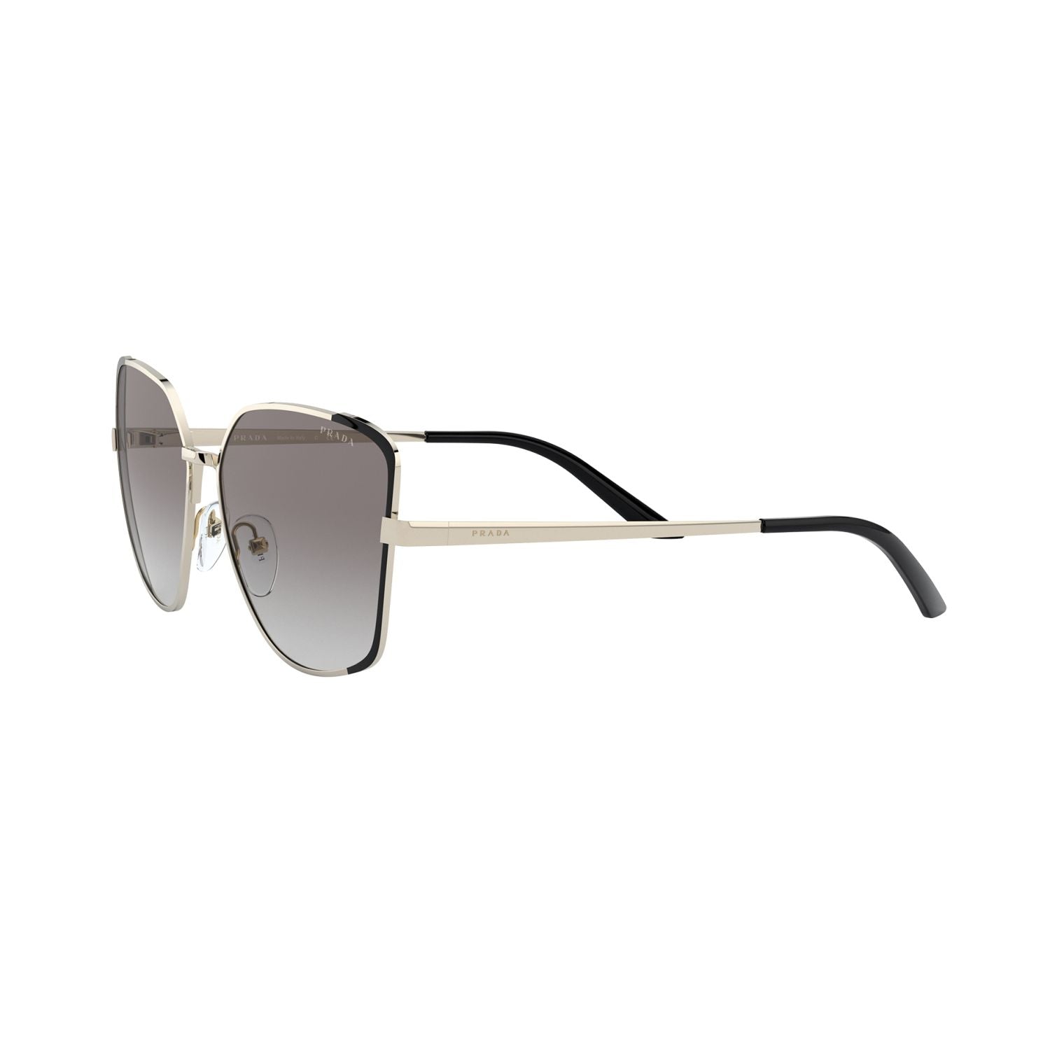 Prada PR 60XS PR 60XS Black Gold Women's Sunglasses