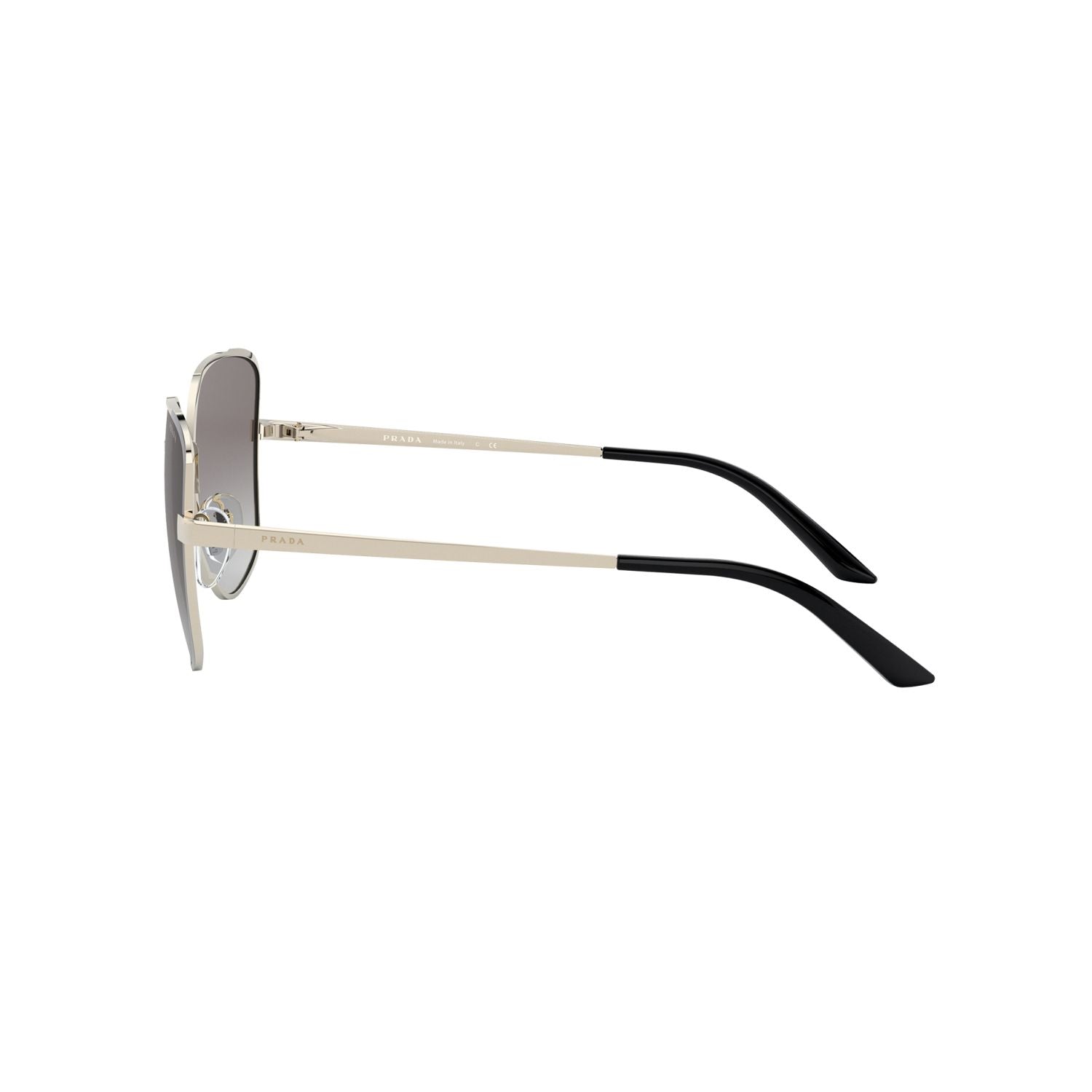 Prada PR 60XS PR 60XS Black Gold Women's Sunglasses