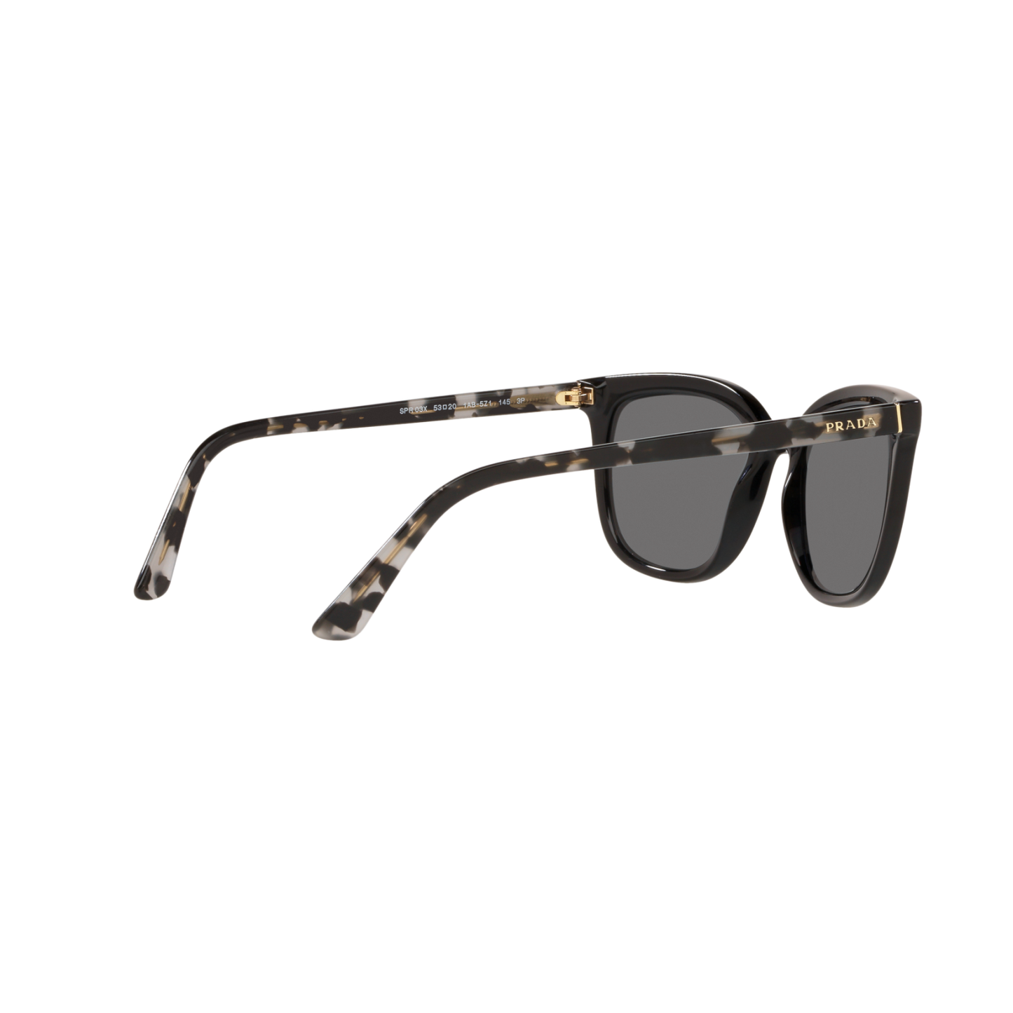Prada PR 03XS PR 03XS Black Women's Polarized Sunglasses