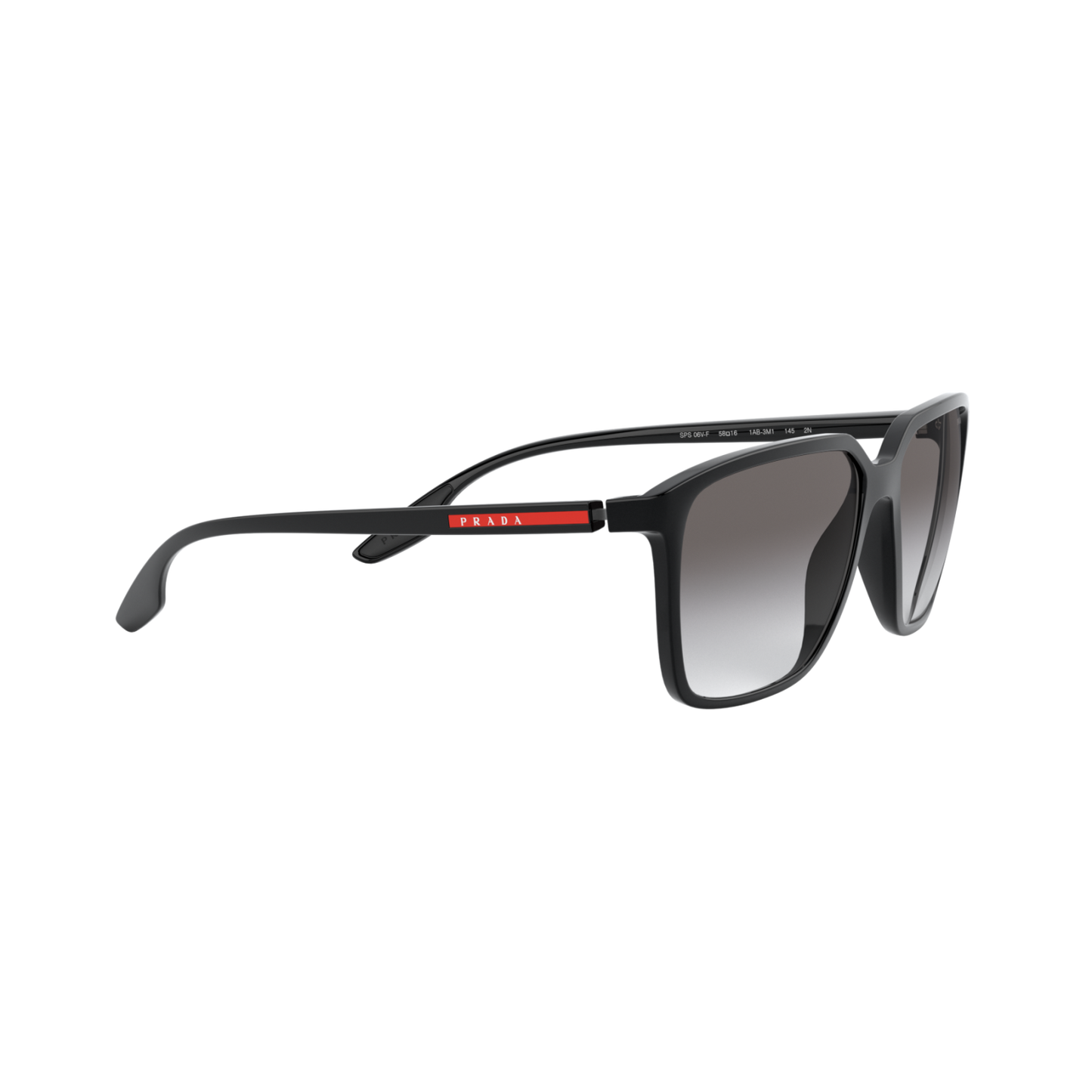 Prada Linea Rossa PS 06VSF PS 06VSF Black Men's Sunglasses