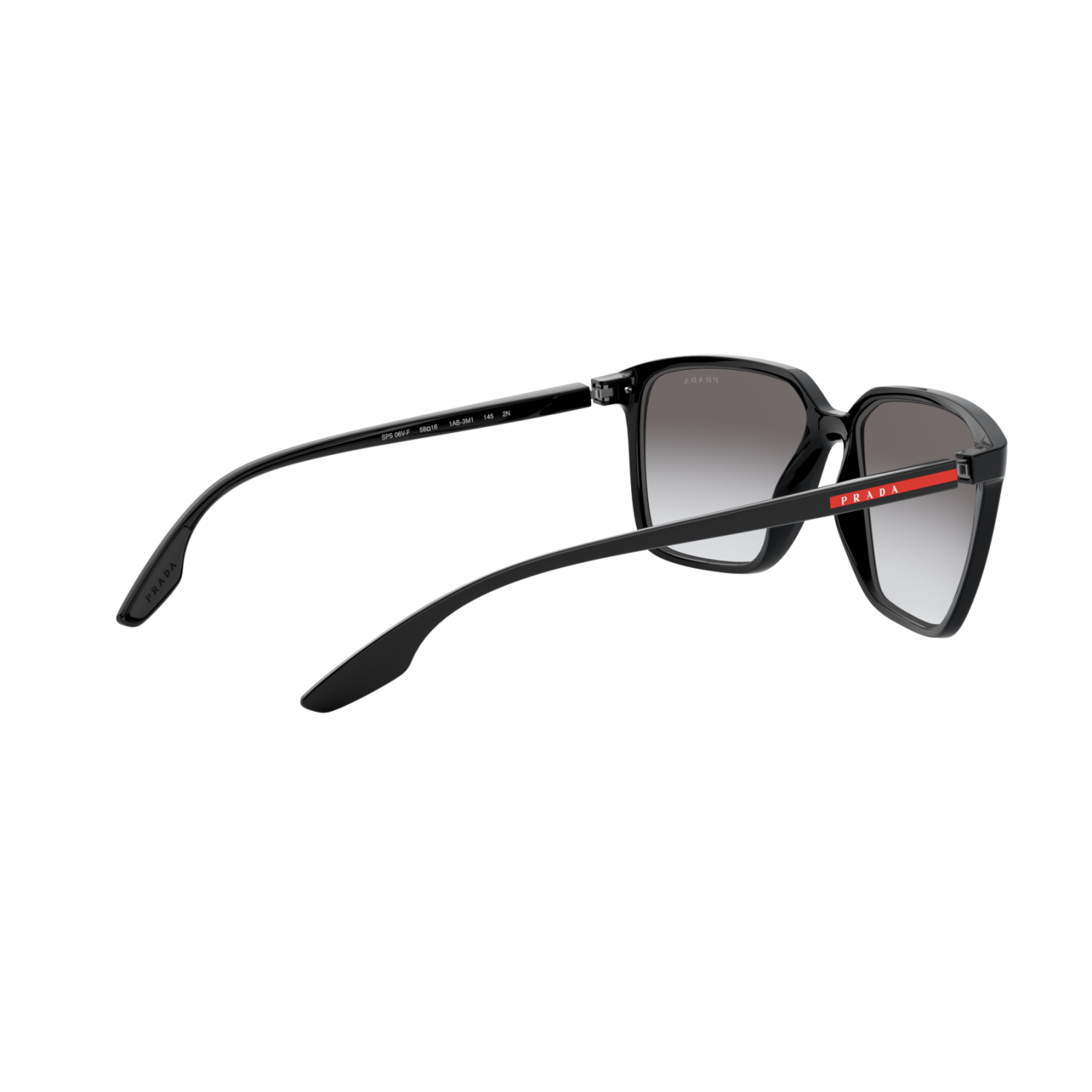Prada Linea Rossa PS 06VSF PS 06VSF Black Men's Sunglasses