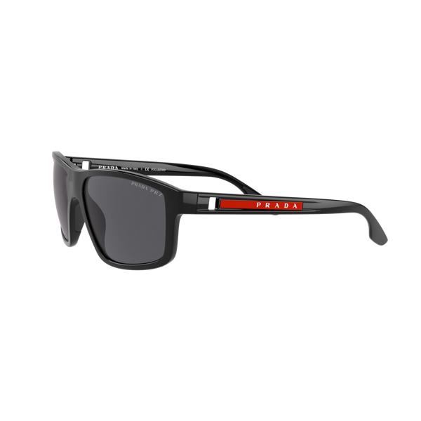 Prada Linea Rossa PS 02XS PS 02XS Black Men's Polarized Sunglasses