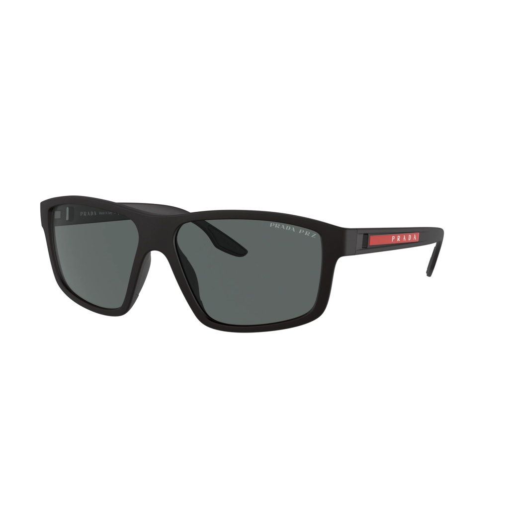 Prada Linea Rossa PS 02XS PS 02XS Black Men's Polarized Sunglasses