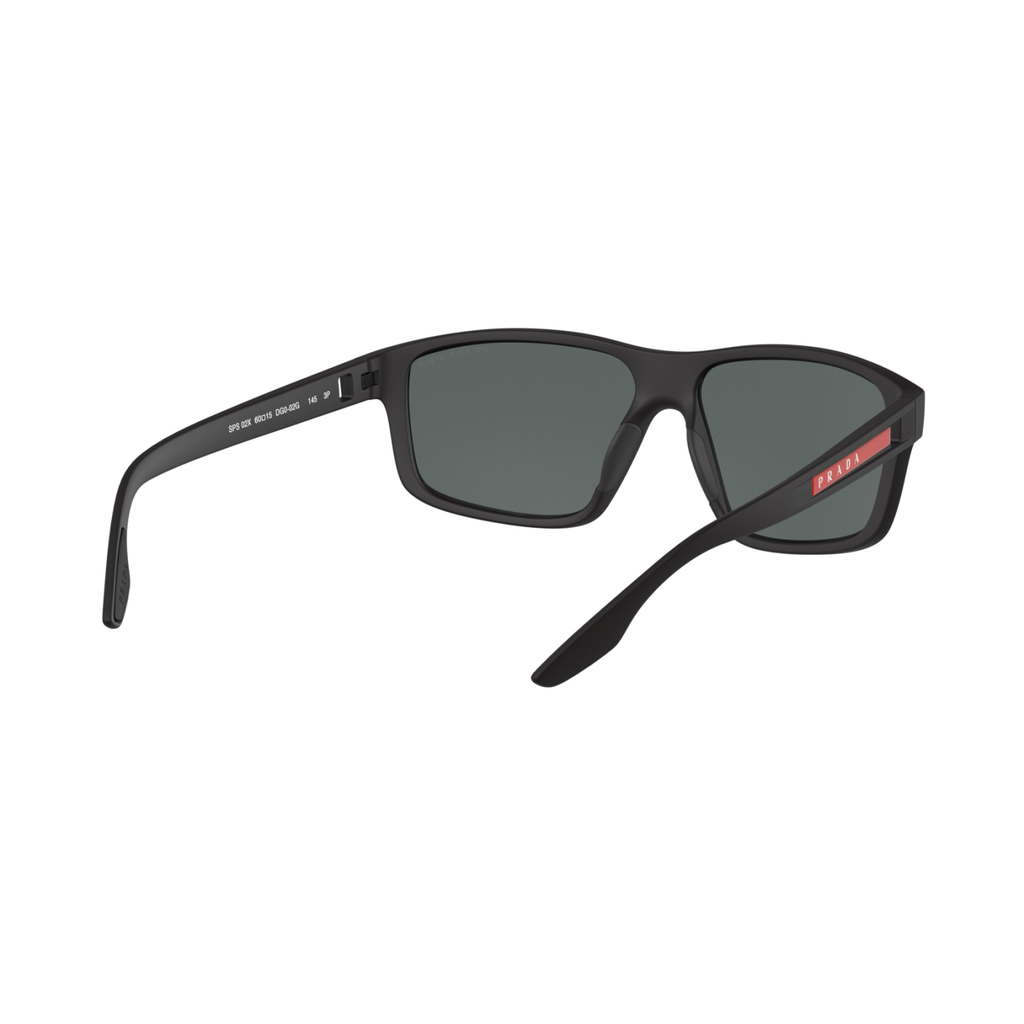 Prada Linea Rossa PS 02XS PS 02XS Black Men's Polarized Sunglasses