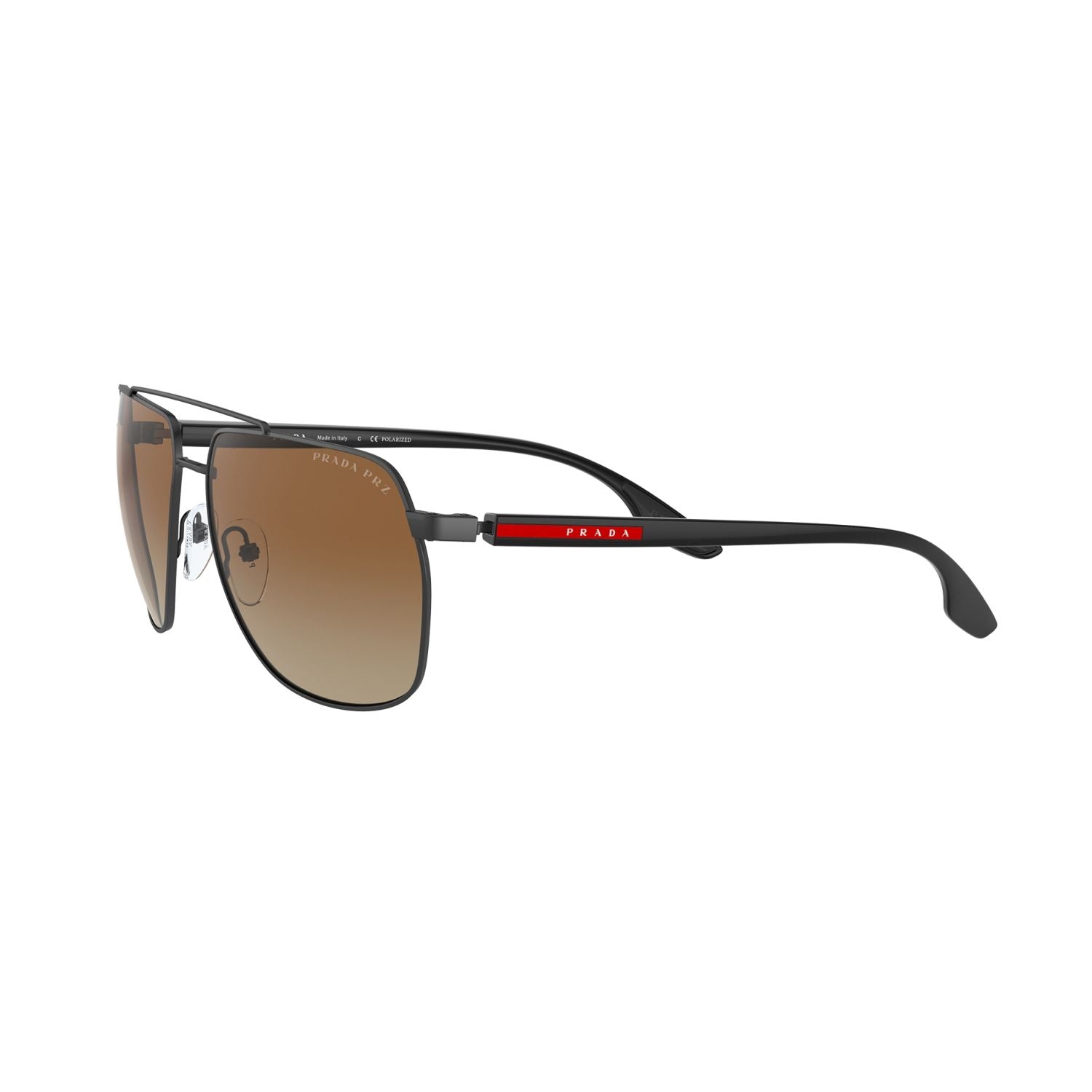 Prada Linea Rossa PS 55VS PS 55VS Black Men's Polarized Sunglasses