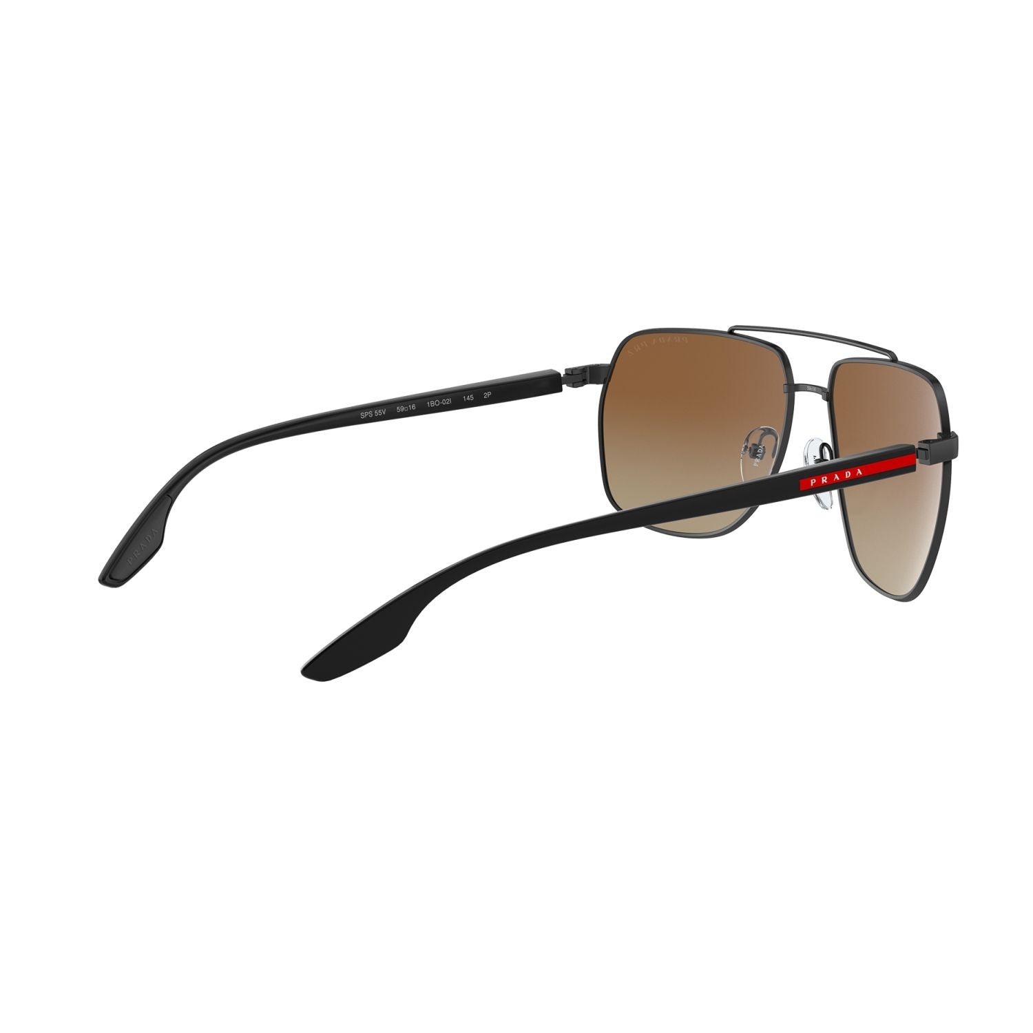 Prada Linea Rossa PS 55VS PS 55VS Black Men's Polarized Sunglasses