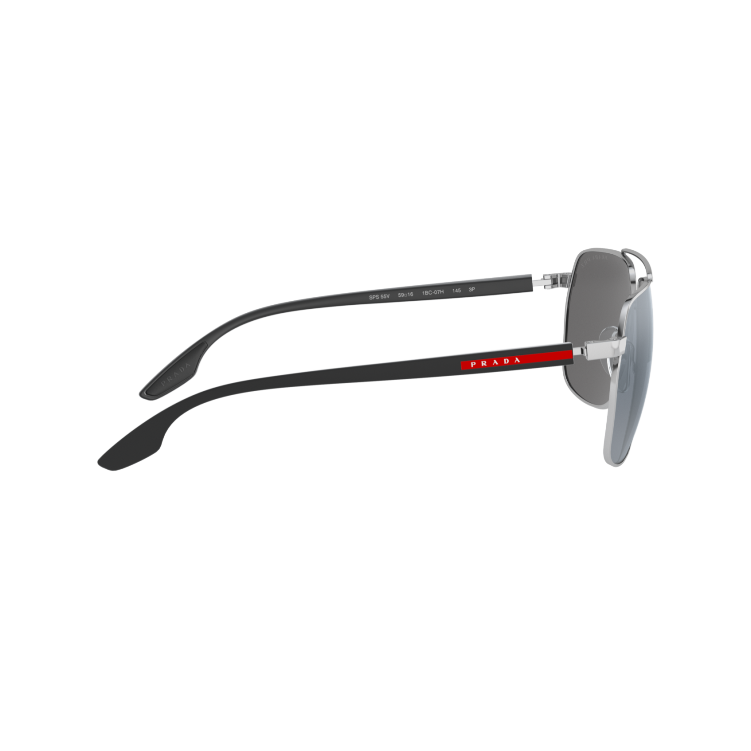 Prada Linea Rossa PS 55VS PS 55VS Silver Men's Polarized Sunglasses